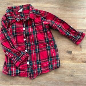 Boys plaid shirt